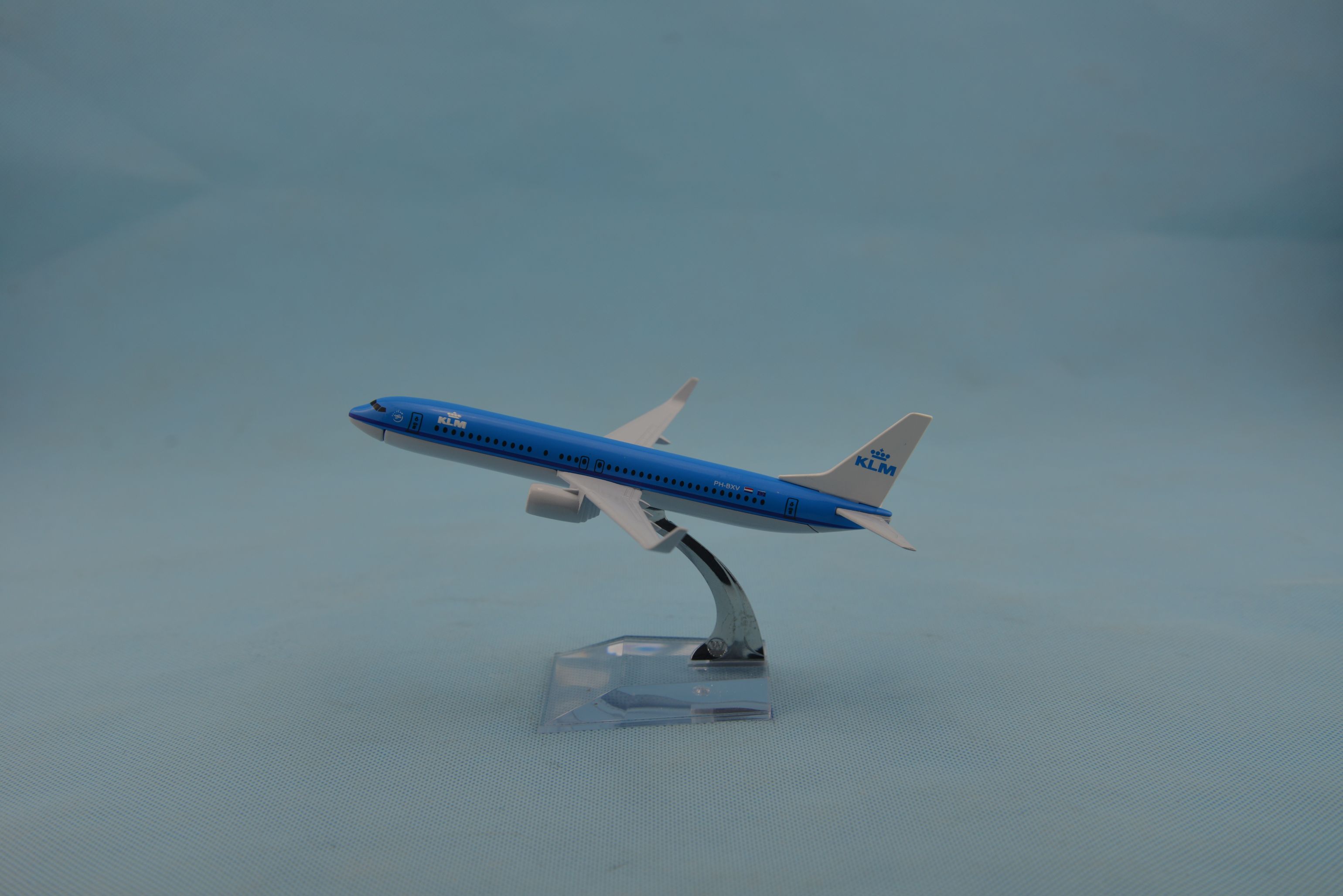 金属飞机模型（荷兰KLM航空B737-800）飞机模型 合金飞机模型