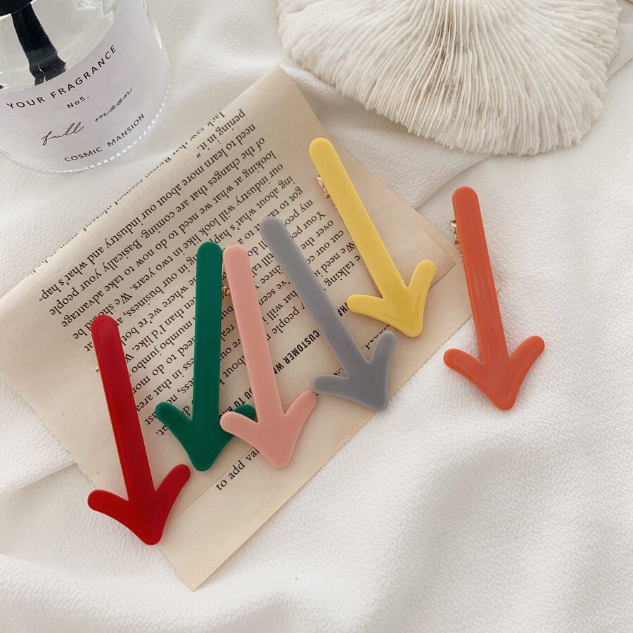 Creative fun arrow hairpin cute candy bangs clip Ins wind funny girly heart edge clip hair tiara thumbnail