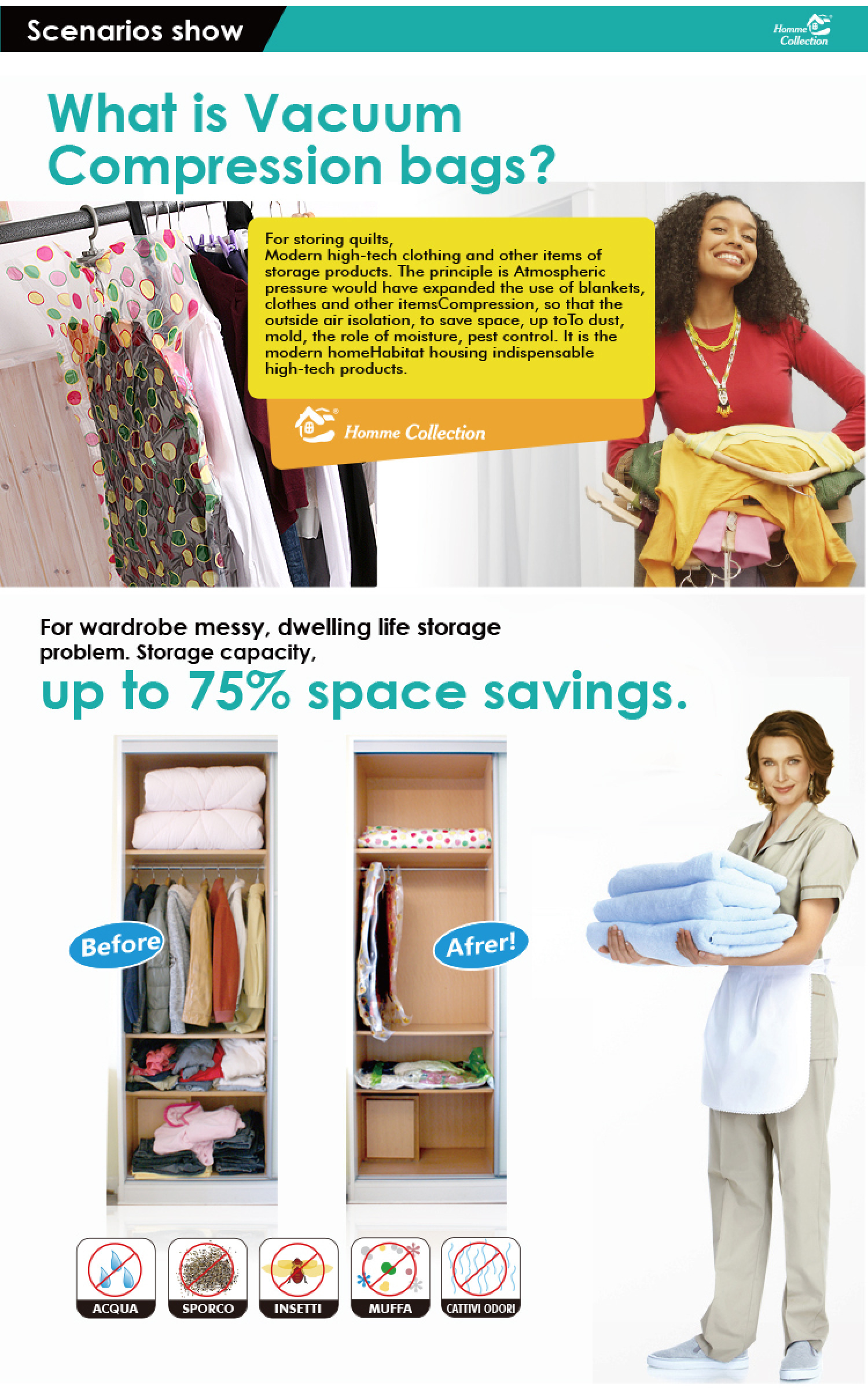 出口外贸衣服真空挂衣袋悬挂式真空压袋【60*110cm】详情图2