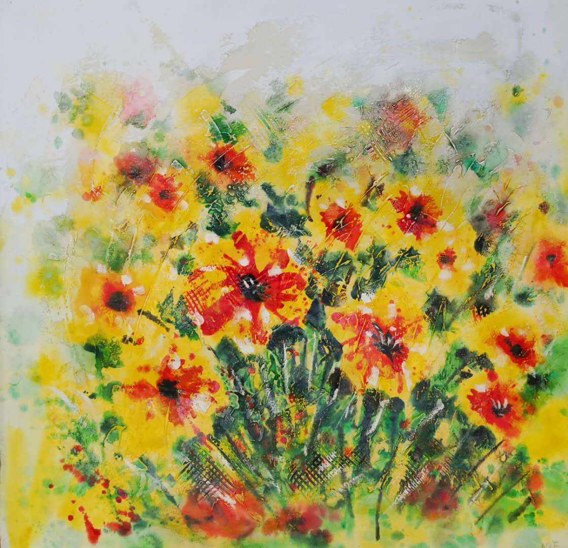 花卉油画画芯餐厅客厅卧室走廊挂