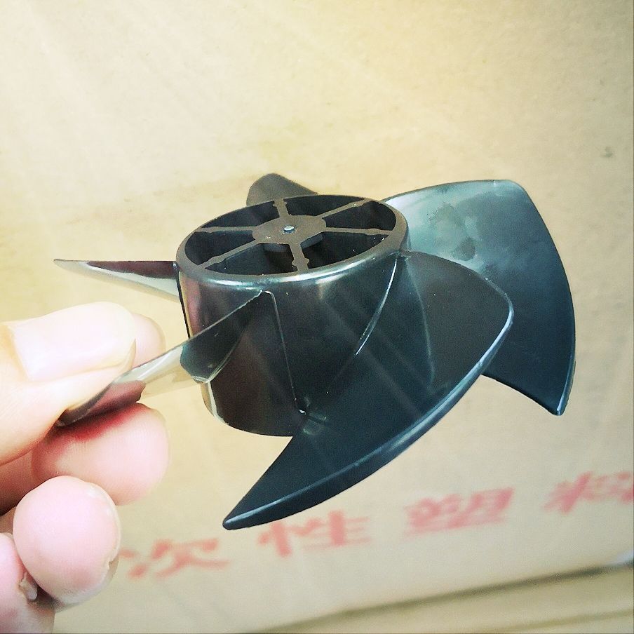 风叶厂家直销塑料吹风机风扇船用叶片风筒90mm图