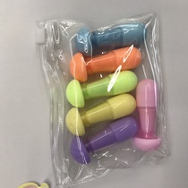 Mushroom Creative Highlighter 6-color modeling mini color pen