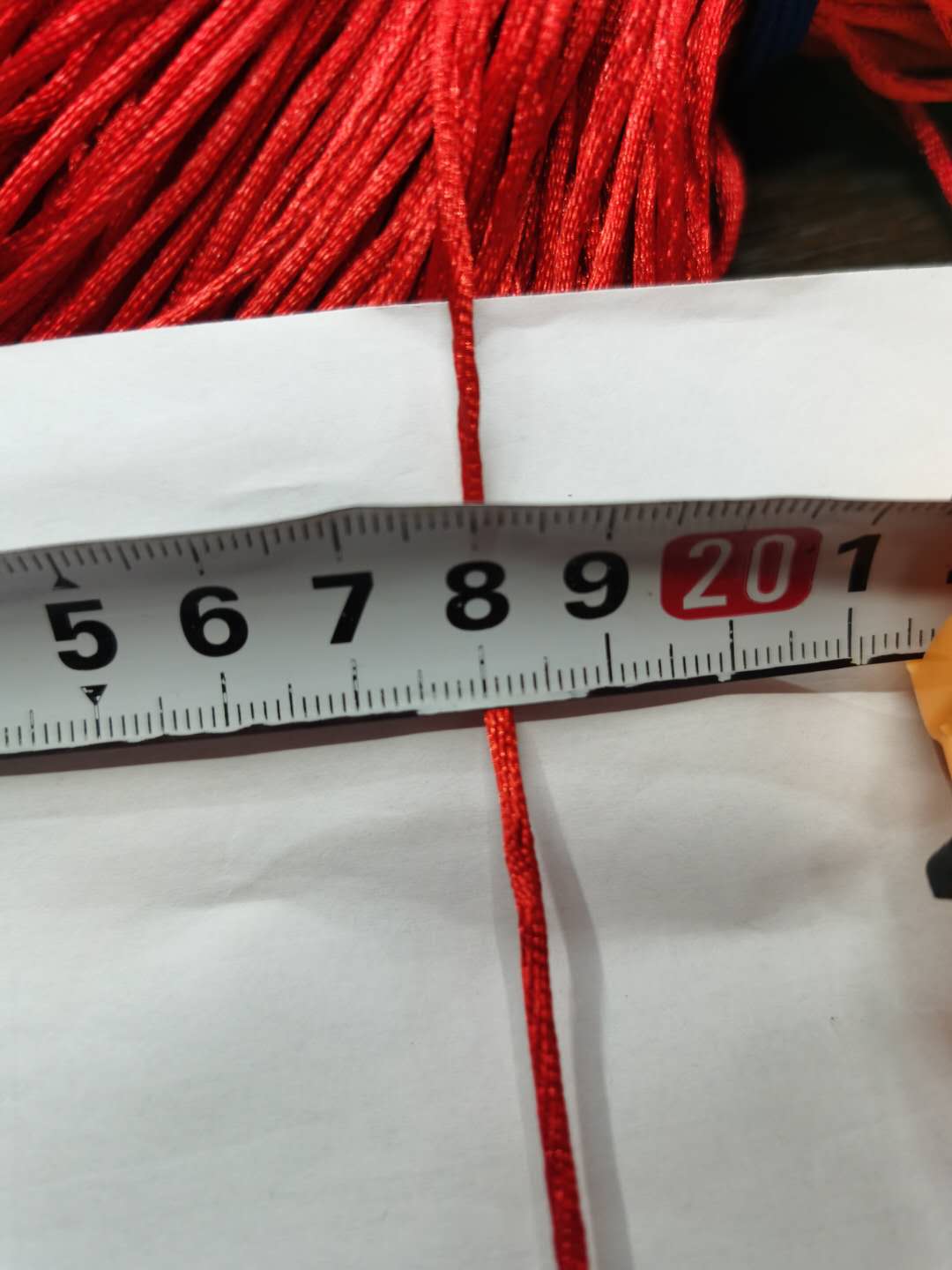 No. 6 Polyester Korean Line. 2Mm Korean Thread, Jade Thread, Braided Bracelet Rope Specification drawing