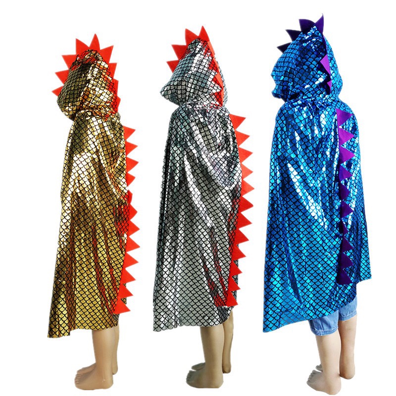 万圣节产品 cosplay道具儿童化妆舞会演出服装装扮 恐龙披风斗篷详情图7