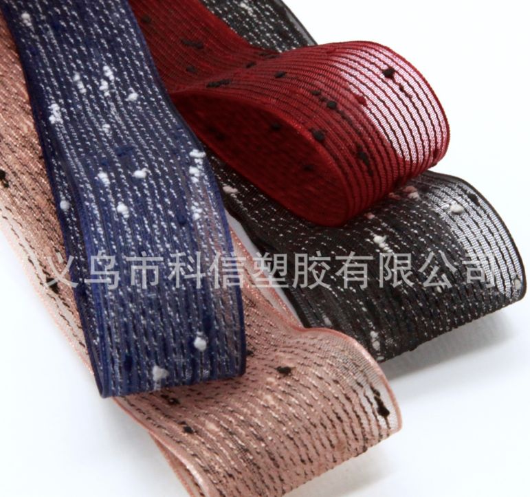 美都韩国织带乱点花花带 手工diy发饰蝴蝶结材料帽子服装配饰