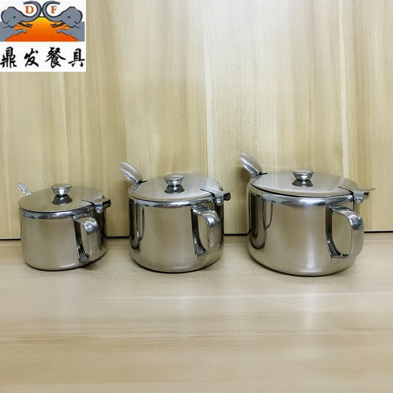 糖盅无磁 不锈钢糖盅罐多用调味盅调味盒调