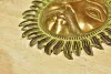 The handmade copper plaque of the Sun God is large details Picture