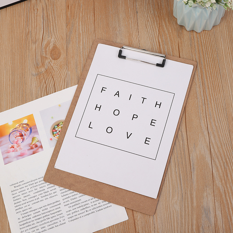 Wooden board clip A4 Specification image