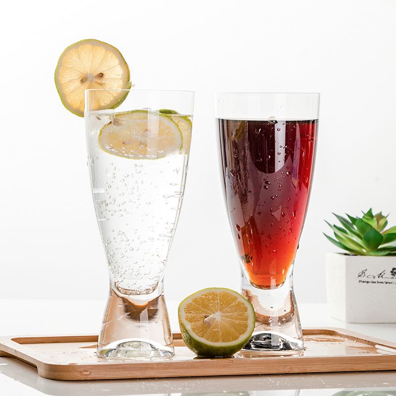 Bohemian Crystalex Czech imported lead-free crystal beer mug Senba Series 330ML details Picture