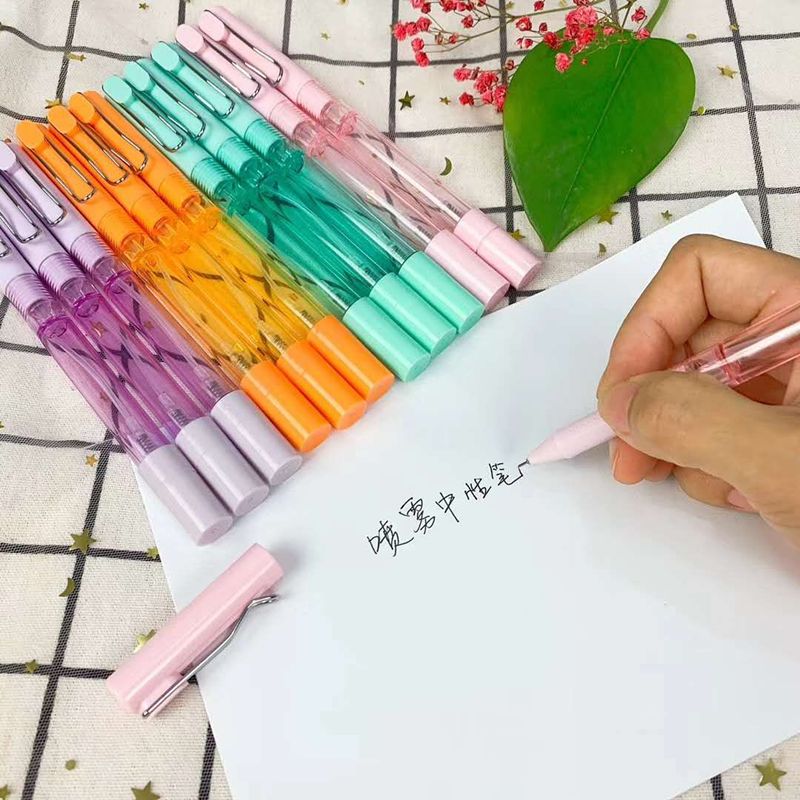 Various shaped gel pens, student pens detail image 6