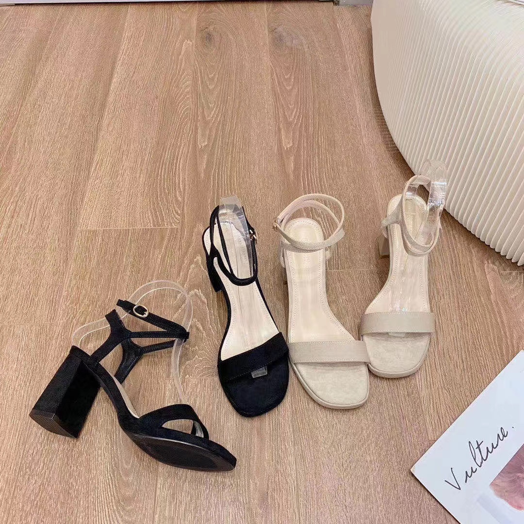 Chunky platform heels