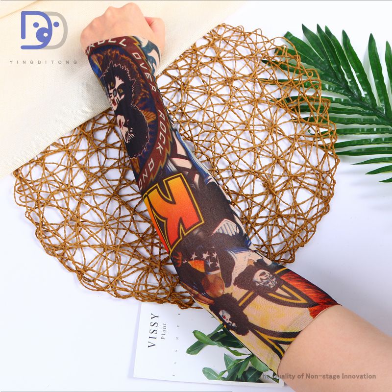 防晒袖套实物图