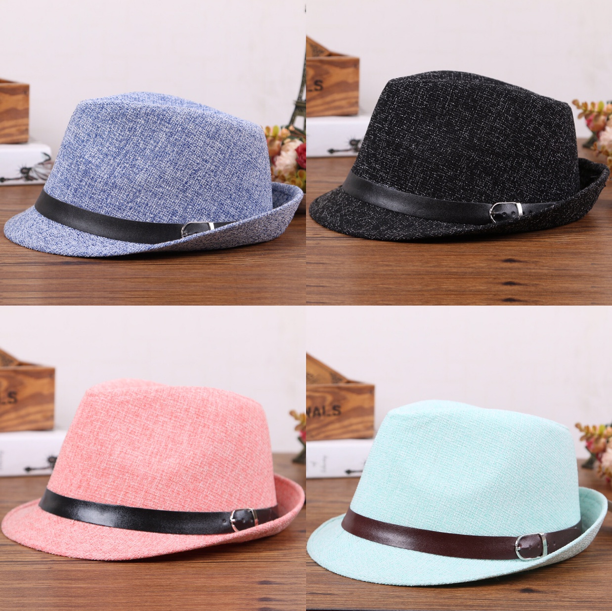 Many styles of summer children's cool hats are shown in pictures thumbnail