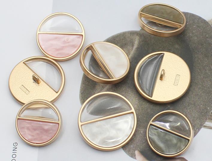 【批发】纽扣大衣风衣扣子时尚金属女装外套西装服饰钮扣白毛衣裙子扣