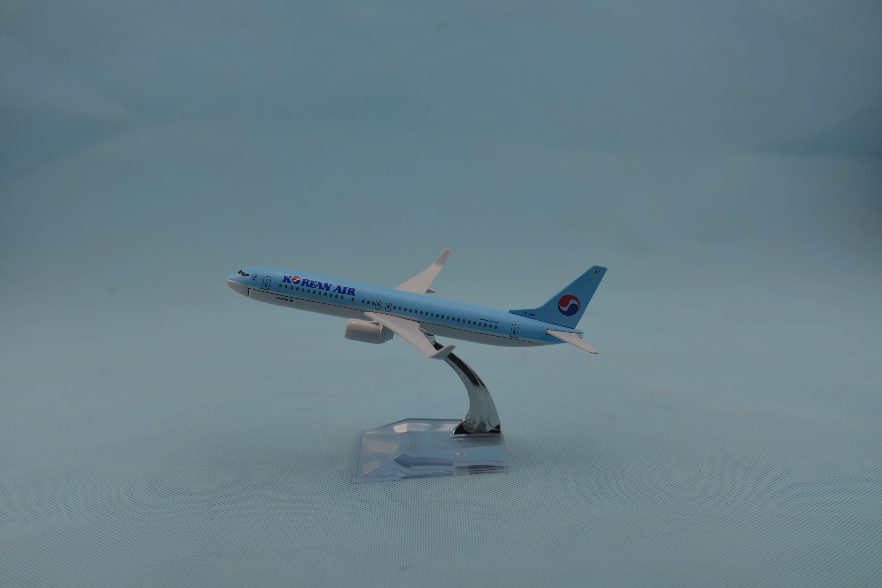 金属飞机模型（韩国大韩航空B737-800）飞机模型 合金飞机模型