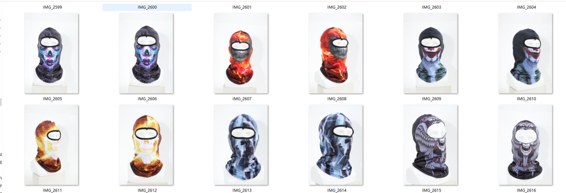 Face Mask, Head Cover Application Scenario