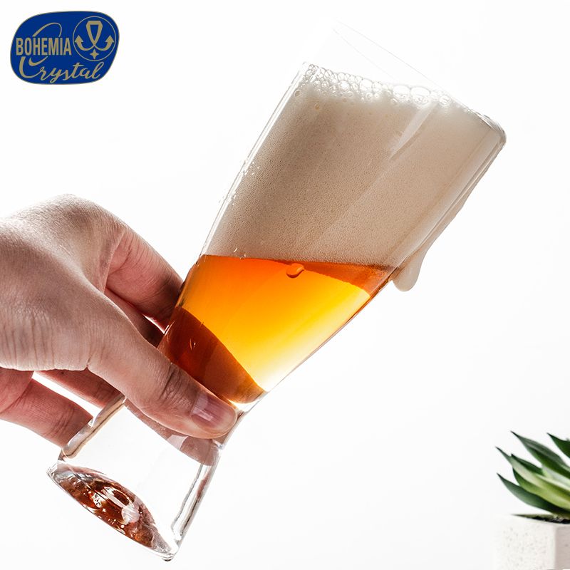 Bohemian Crystalex Czech imported lead-free crystal beer mug Senba Series 330ML Specification image