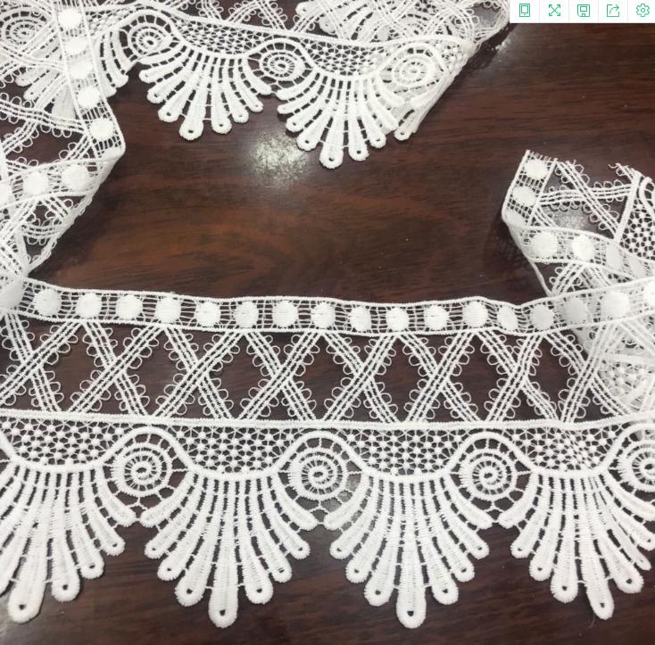 2020 Spring/Summer New Factory Direct Sales Lace Water Soluble King Milk Silk Bar Code Set Dyeing Item Picture