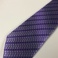 男士领带紫色小碎花涤纶领带编织提花花朵领带工厂细节图