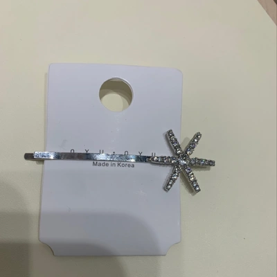 Five-Pointed Star Full Drill A Word Clip South Korean Ins Popular Pop Recommended Fashion Trends