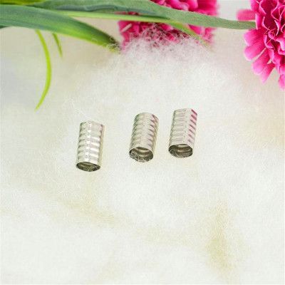 Manufacturers direct metal smooth buckle iron rope clip ribbon lanyard rope clip lanyard fixed rope buckle