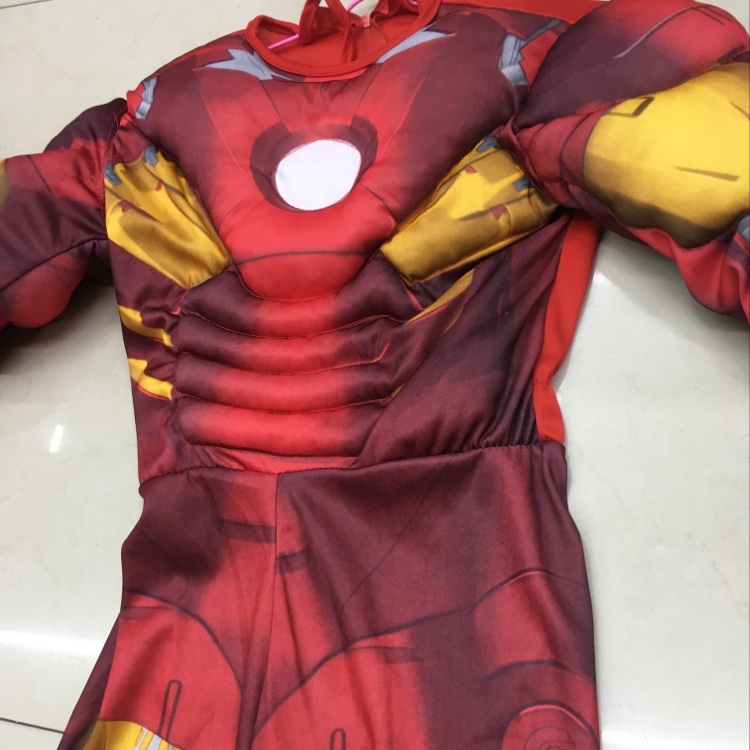 高档肌肉服复仇者联盟英雄充绵肌肉服红钢铁侠细节图