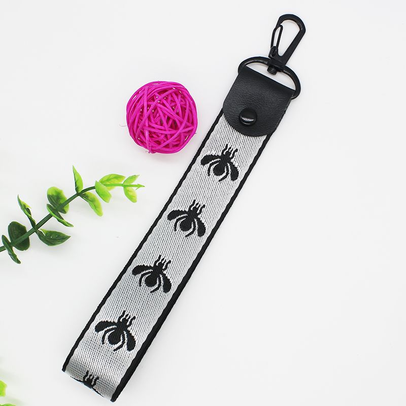 织带钥匙扣挂件 蜜蜂