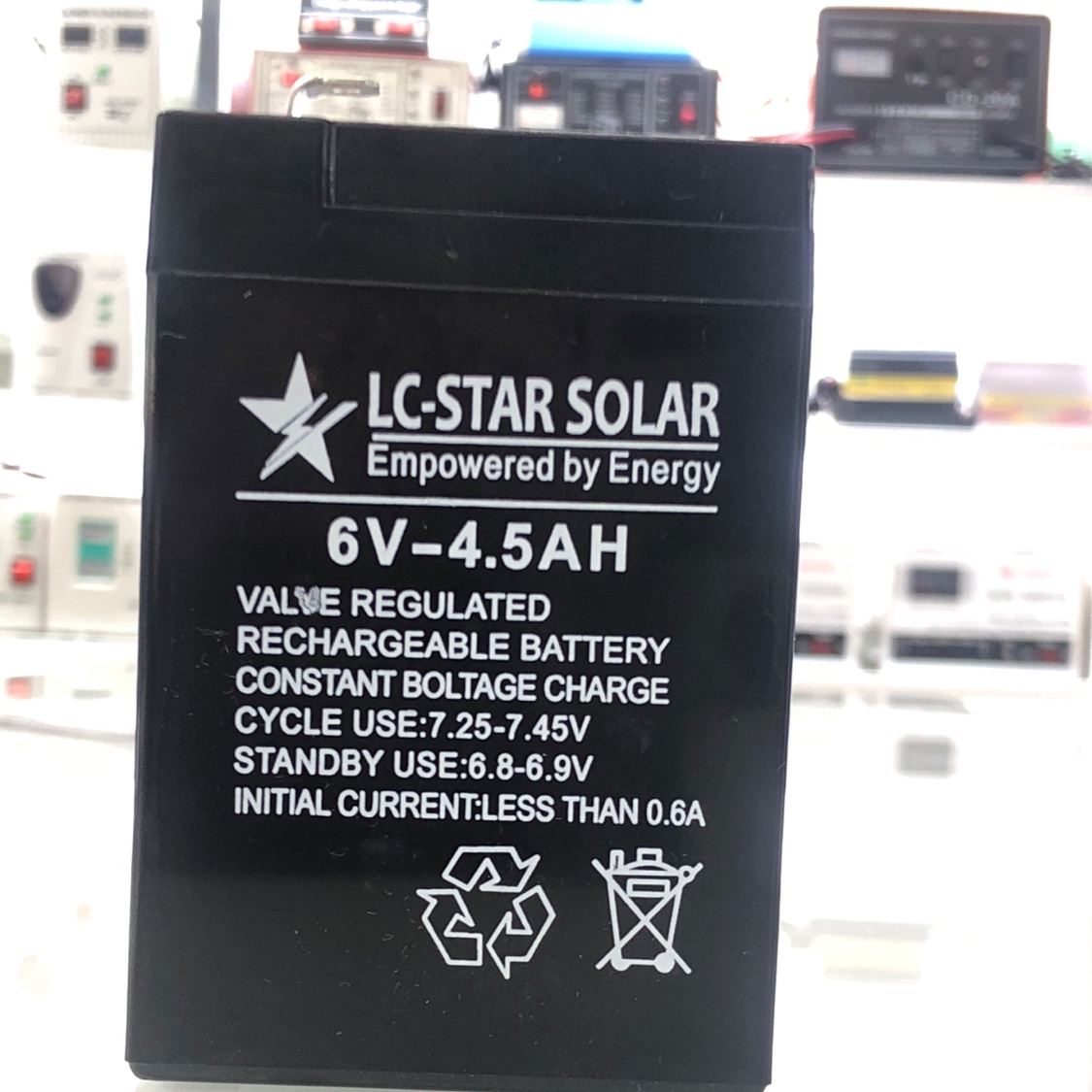 6v4.5A lead acid battery details Picture