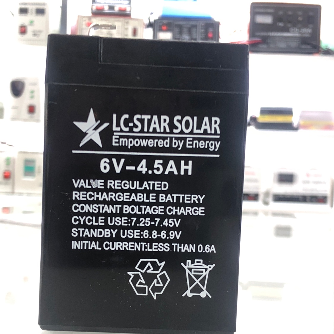 6v4.5A lead acid battery产品图