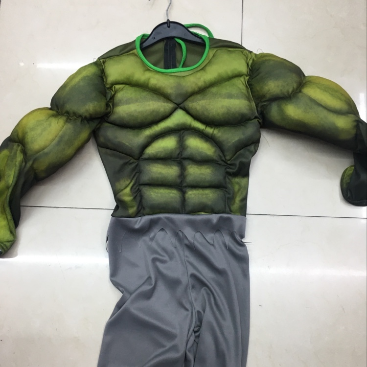 高档肌肉服复仇者联盟英雄充绵肌肉服绿巨人产品图