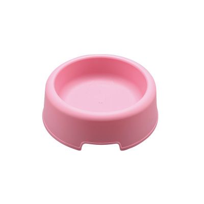 宠物用品圆形小号塑料轻薄特价现货粉色蓝色白色猫碗狗碗宠物碗详情图5