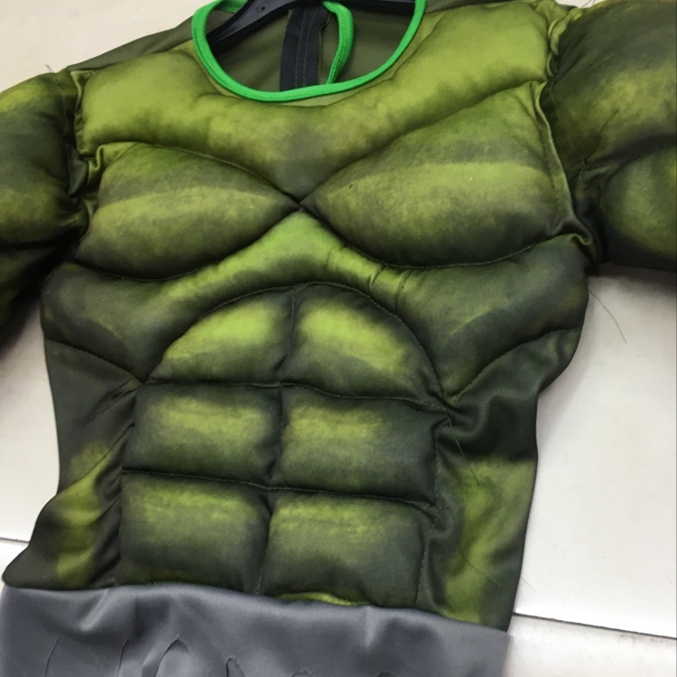 高档肌肉服复仇者联盟英雄充绵肌肉服绿巨人细节图