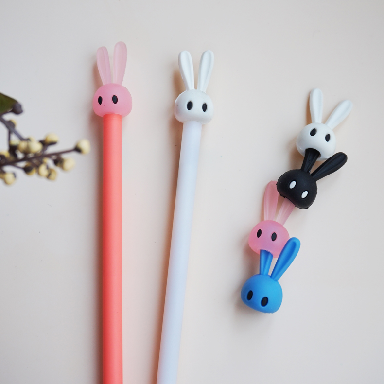 Cartoon animal soft rubber pen cap