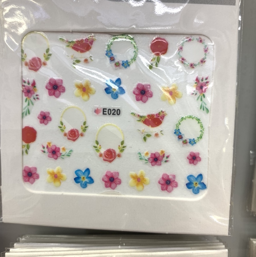 3D garland sticker