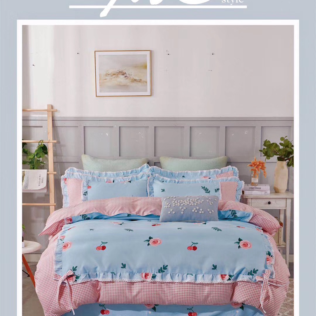 Korean version bow active brushed fresh 4-piece set, a bestseller in the street economy supermarket for foreign trade Application Scenario