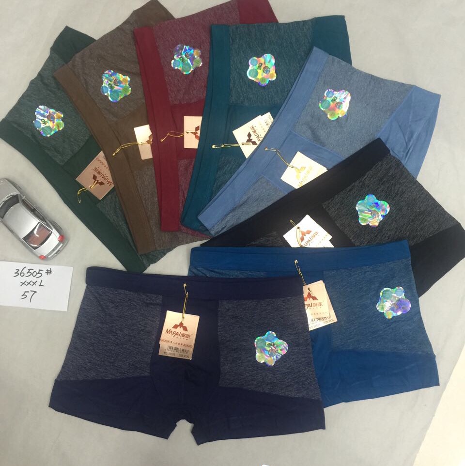 Printed boxers made of pure cotton for men