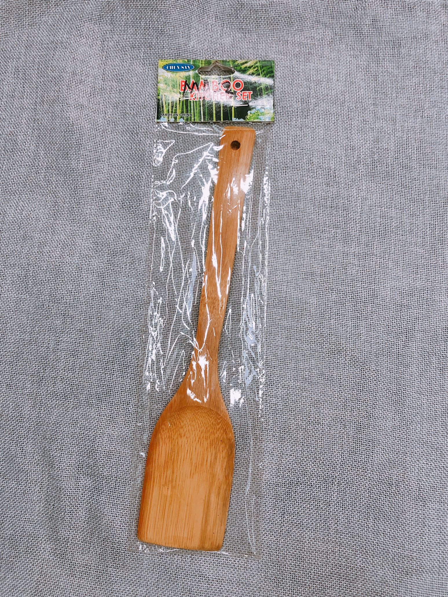 竹铲30cm方铲不粘锅学生锅煎饼锅赠品竹木铲炒菜铲地摊批发详情3
