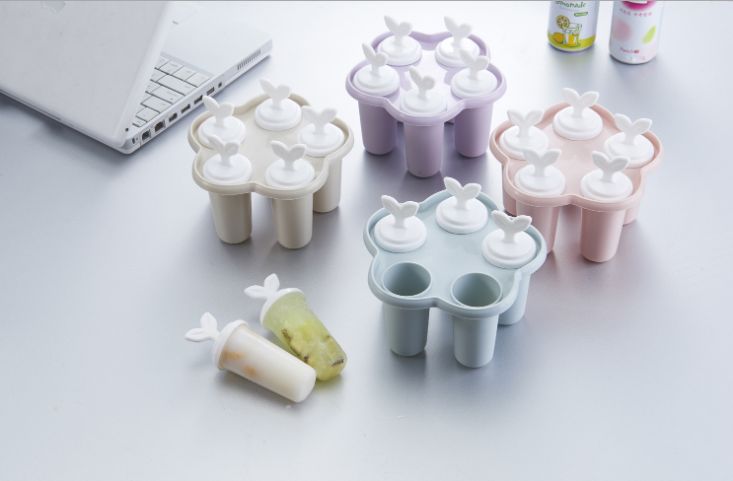 夏季塑料冰棒模冰模 塑料 雪条新款冰棒模具梅花形状冰模