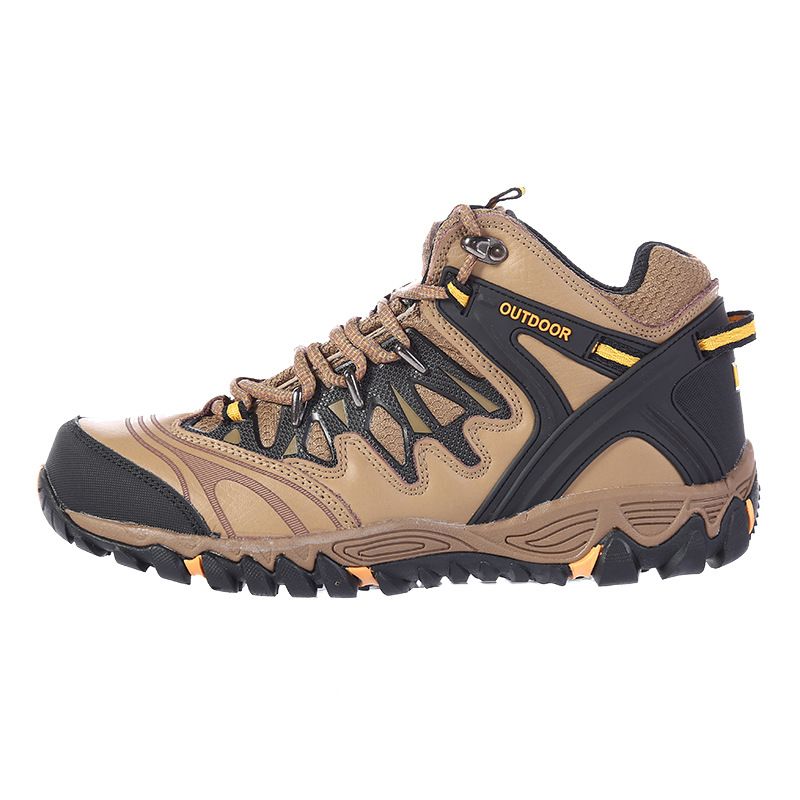 Wholesale of new outdoor sports waterproof and anti-slip hiking shoes, men's breathable and wear-resistant hiking shoes, low-top hiking shoes detail image 2