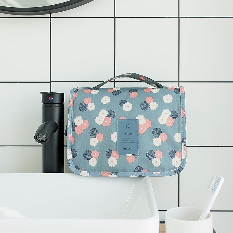 印花洗漱挂钩包化妆收纳包可定制客人花色及LOGO