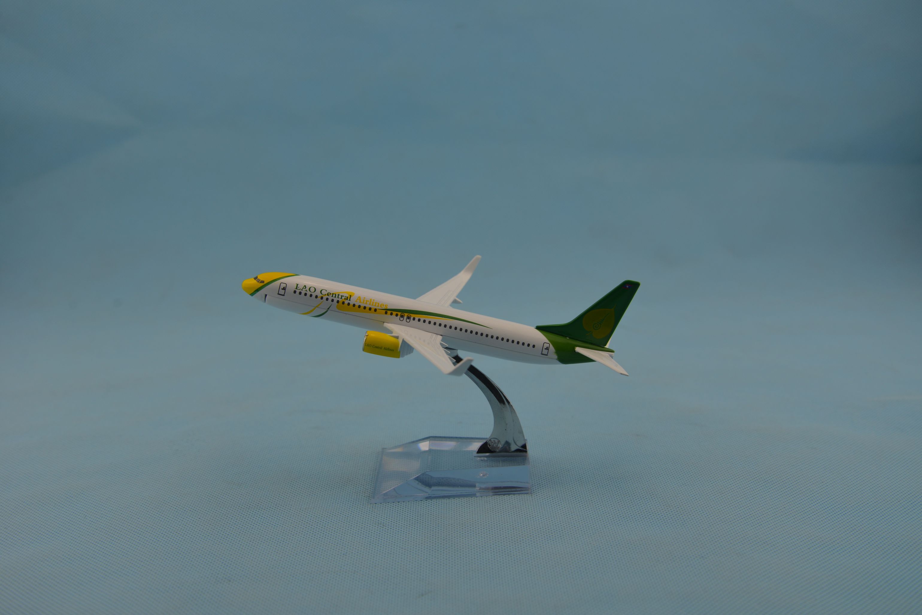 金属飞机模型（老挝航空B747-400）飞机模型  合金飞机模型