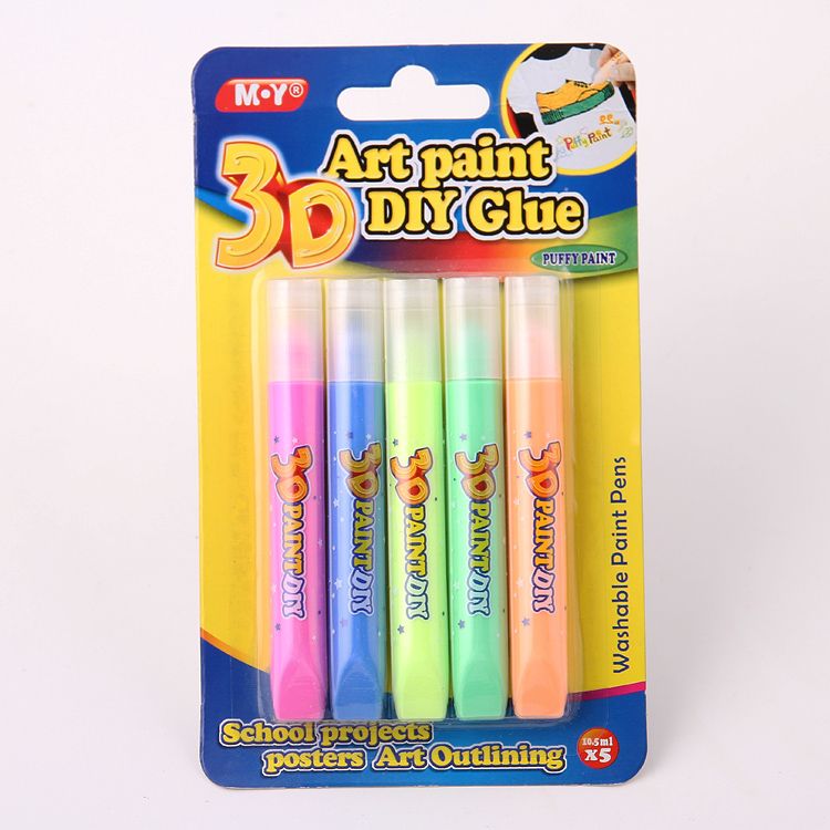 3D card-absorbing gold powder glue, seven-color glue, glass glue, foam glue and pearlescent glue can be DIY Application Scenario