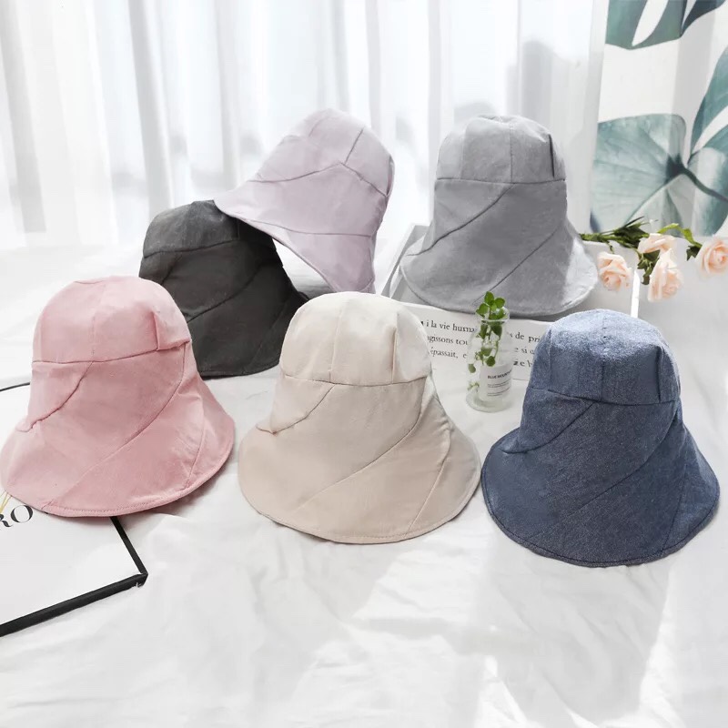 The Japanese-style and Korean-style fisherman's hat is versatile