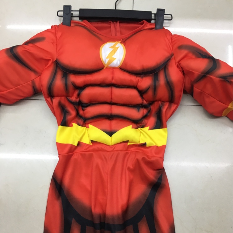 高档肌肉服复仇者联盟英雄充绵肌肉服闪电侠