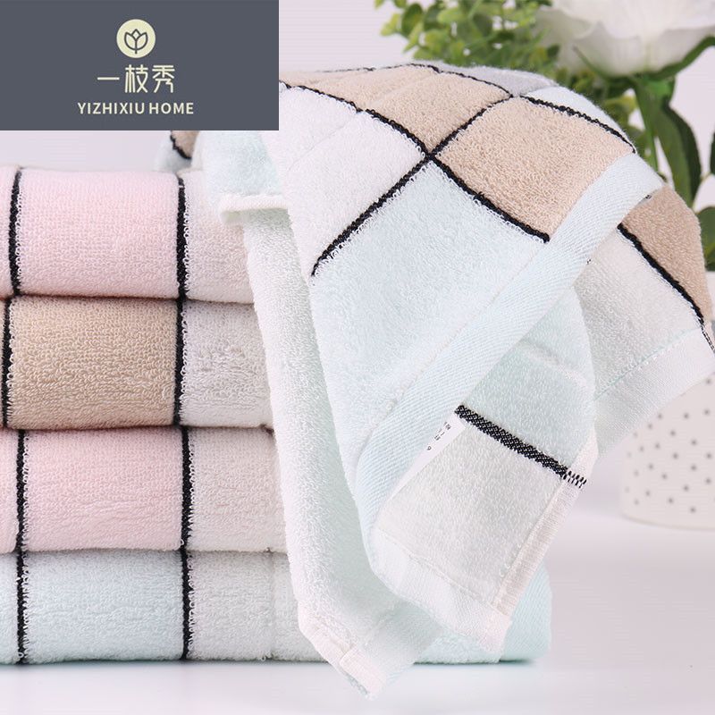Yiwu quality product Yizhixiu towel: Pure cotton absorbent, simple and thick, factory direct sales 401 Item Picture