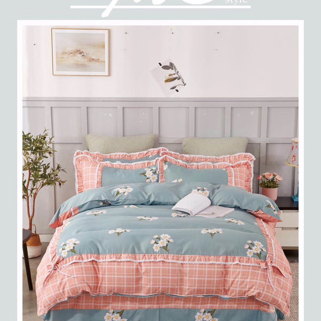 Korean version bow active brushed fresh 4-piece set, a bestseller in the street economy supermarket for foreign trade Specification image