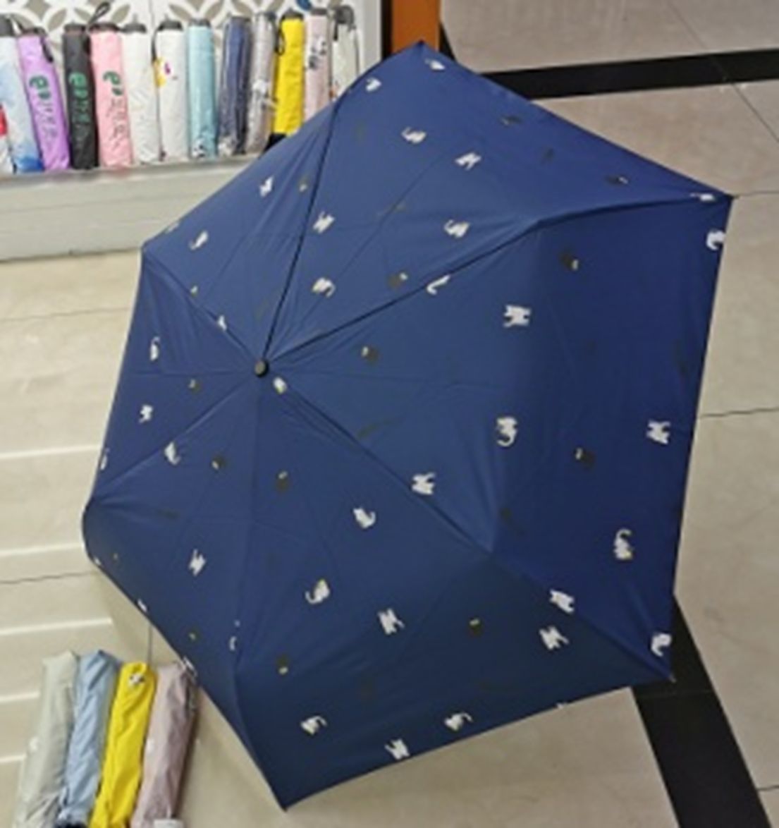 Yiwu Selection 6K black gum pencil umbrella A580/10152