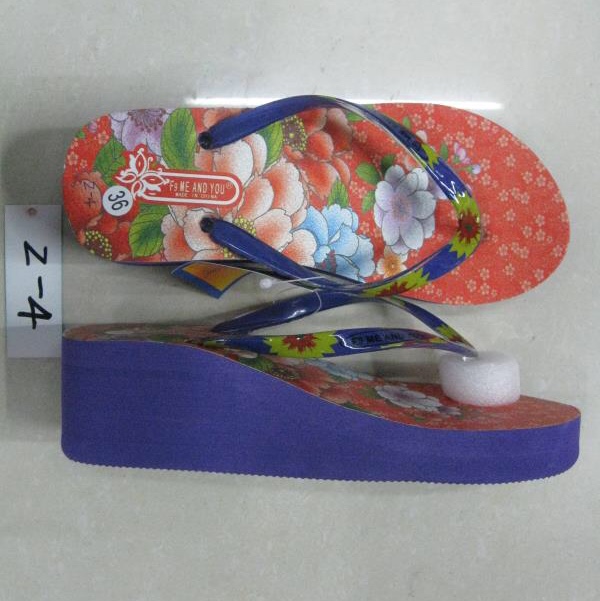 Women's summer casual wedge and flip-flops x