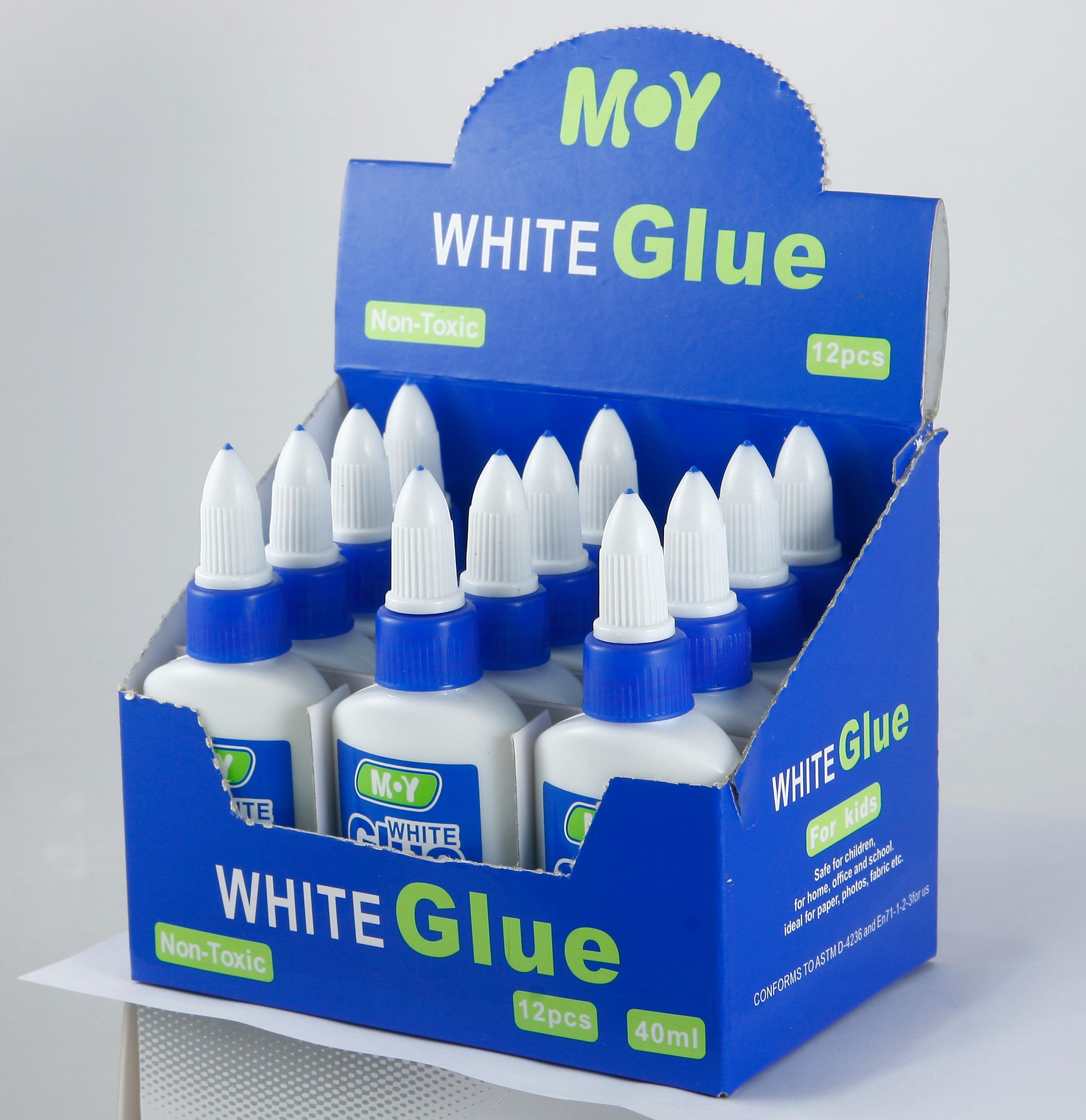 40ML white latex, white glue, milky white glue pic 3
