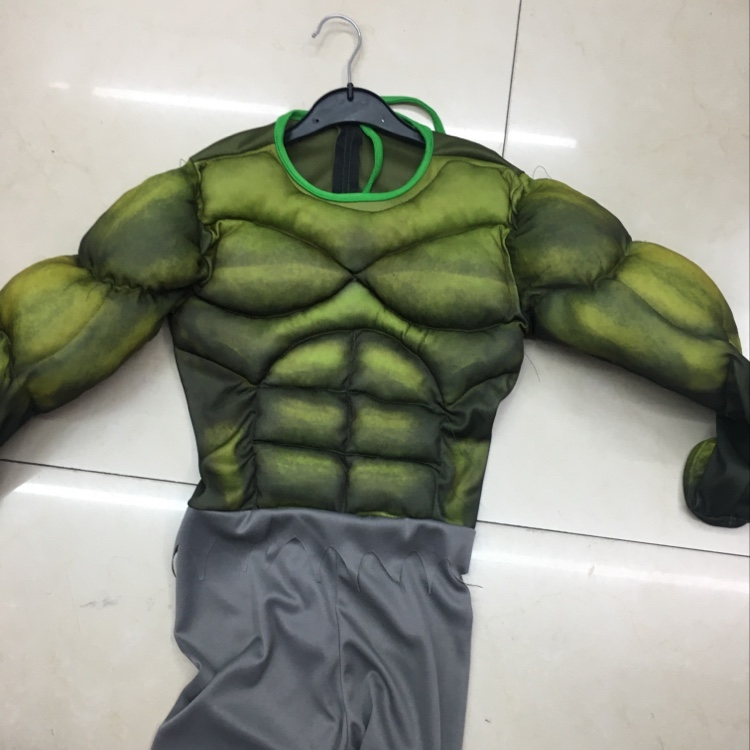 高档肌肉服复仇者联盟英雄充绵肌肉服绿巨人图